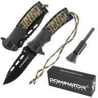 ZAKLADACÍ NOŽ DOMINATOR PARACORD FINDER CAMO 4v1