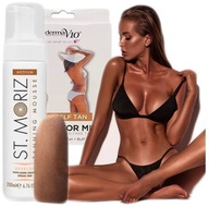 ST MORIZ Samoopaľovacia pena medium + RUKAVICE