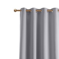 Hotový zatemňovací záves 140x250 s vavrínovými očkami, svetlošedá