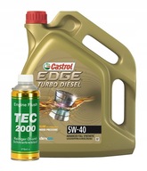 CASTROL EDGE Turbo Diesel 505.01 C3 5W-40 5L + VÝPLACH PRE MOTOR TEC2000