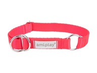 Amiplay Samba semi-choke nylonový golier - XL Red