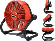 18V ALEBO 240V HYBRIDNÝ BATÉRIOVÝ VENTILÁTOR