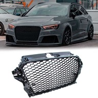 Maketa grilu Audi A3 8V 12- RS3 look čierny lesk