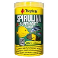 TROPICAL Spirulina Forte 36% vločkové krmivo pre ryby živiace sa riasami 1000 ml