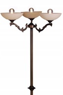 Stojacia lampa Retro Triple Shades Bronz