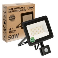 LED halogénová so senzorom pohybu 50W = 300W Premium