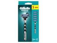 Holiaci strojček GILLETTE Mach3 + 5 čepieľok