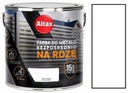 ALTAX FARBA NA KOV HRDZA 2,5L POLOMATNÁ BIELA