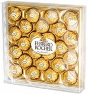 Ferrero Rocher Čokolády s orechmi Orech Pralinky Krabica čokolády 300g