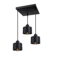 ZÁVESNÁ LAMPA, nastaviteľná, LED stropný LUSTER, GABRIEL LOFT, 3x E27