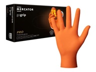 Bezpečnostné nitrilové rukavice GoGrip Orange XL Mercator