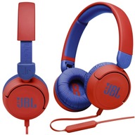 JBL JR310 JR 310 KÁBLOVÉ SLÚCHADLÁ PRE DETI ČERVENÁ MODRÁ