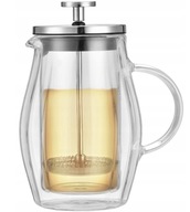 Sklenený nálevník na kávu/čaj 350ml French Press džbán