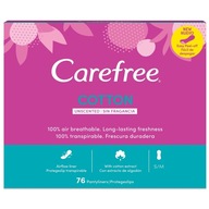 Carefree Cotton hygienické vložky, neparfumované, 76 ks