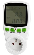 WATT METER ELEKTRICKEJ ENERGIE Ampérmeter Merač spotreby elektrickej energie