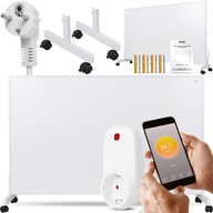 Set IR CRONOS Carbon P800 White vykurovací panel + WiFi termostat + Nohy