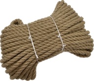 Jachtárske jutové lano JUTE ROPE hrubé 20mm 50m