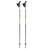 GABELOVÉ PALICE NA NORDIC WALKING X-5 ČIERNA/ŽLTÁ 120 CM