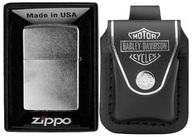 SADA ZAPALOVAČA ZIPPO STREET CHROME + PUZDRO