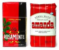 Yerba Mate Rosamonte 1kg Amanda Elaborada 1kg