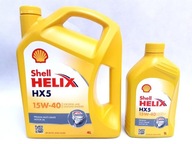 SHELL HELIX HX5 15W40 API SN ACEA A3/B3 5L