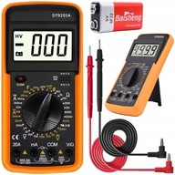 PROFESIONÁLNY MERAČ PRÚDU DIGITÁLNY MULTIMETER ELEKTRICKÝ TESTER + BATÉRIA