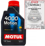 MOTUL 15W40 MOTION 4000 1L A3/B3 OLEJ 229.1