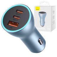 BASEUS NABÍJAČKA DO AUTO USB/2x USB-C 65W 3A