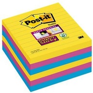 Post-it bločky Super Sticky 101x101mm linky Rio