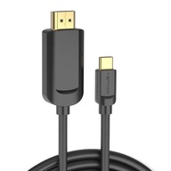 Vention kábel USB-C na HDMI, CGUBG, 1,5 m (čierny)