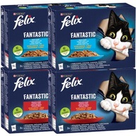 FELIX FANTASTICKÝ MIX RYBA A DEDINSKÉ PRÍCHUTY 48x85g