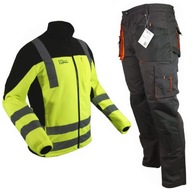 BEZPEČNOSTNÉ PRACOVNÉ NOHAVICE + POLAR HIVIS S 48