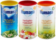 HUMANA OVOCNÝ ČAJ KOPOR SEN 4m+ 3x200g