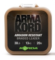 Korda Arma Kord pletený náväzec 30 lb 20 m hnedá sila (lb): 30