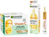 GARNIER Naturals Vit C očný krém Set 15ml + hydratačný gél 50ml