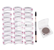 Sada na líčenie obočia Stamp Brows 24 Cappuccino