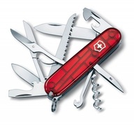 Victorinox Huntsman 1.3713.T červená transparentná