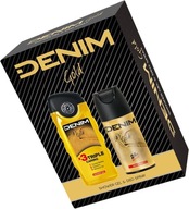 PÁNSKY DENIM SET /DEODORANT 150 ml + GÉL 250 ml/ ZLATÁ