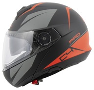 Schuberth C4 Pro Merak červená, vyklápacia prilba R. 65