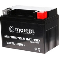 Gélová batéria Moretti YTX4L-BS/MTX4L-BS