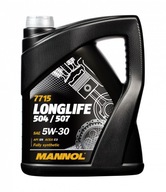 Mannol olej LONGLIFE 504/507 VW AUDI 5l 5W-30 5W30