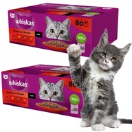 WHISKAS MIX CHUTÍ v omáčke pre mačky 160x85g