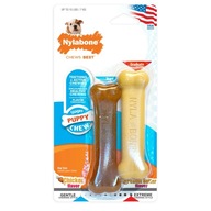 Nylabone Puppy Bone Twin Pack XS súprava hryzátka pre šteniatko prerezávajúce zúbky