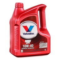 Olej VALVOLINE MAXLIFE 10W40 4L