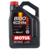 Motul 8100 Eco-lite syntetický motorový olej 5 l 0W-20