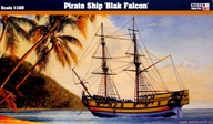 PIRÁTSKA LOĎ PLASTOVÝ MODEL BLACK FALCON