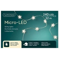 Micro led lampy micro stars 240 led externé