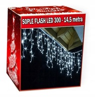 OUTDOOR ICILICES 300 LED 14,5m BLESK HRUB.