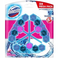 Prívesok Domestos Power 5+ s farbivom Pink 3x53g