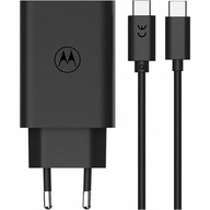 Motorola TurboPower Duo 50W USB-C, USB-A nástenná nabíjačka + 1m kábel